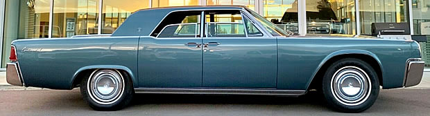 Side view of a 62 Lincoln Continental