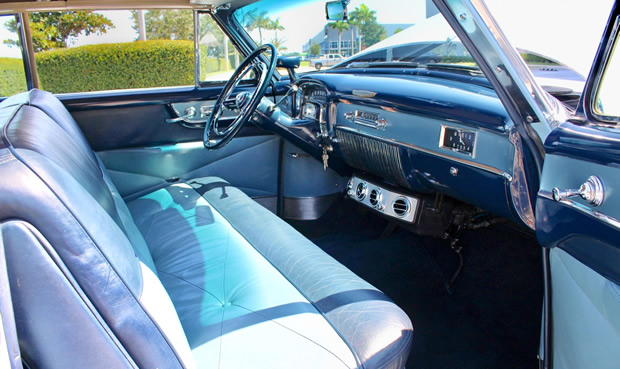 1952 Cadillac Convertible leather interior