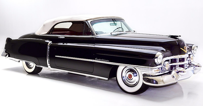 1952 Cadillac Series 62 Convertible Black With Red Leather