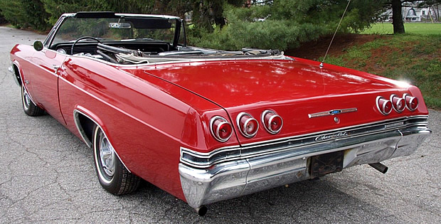 1965 Chevrolet Impala Ss Convertible 327 V8