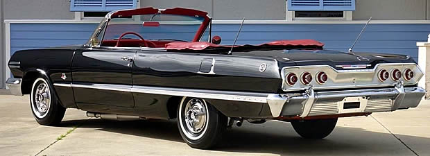 1963 Chevrolet Impala SS Convertible - rear view