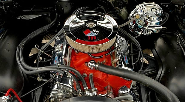 1969 396 cubic inch V8 in a Chevy Chevelle SS396